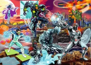 puzzel Cyborg Collector's Edition 1000 stukjes film. von Ravensburger, Ausgabe Mehrfarbig – Schachtel 1 von 2