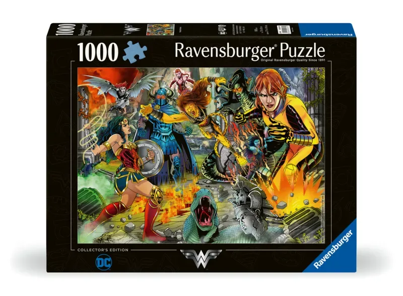 puzzel DC: Wonderwoman - Legpuzzel - 1000 stukjes de Ravensburger, édition Multicolore – boîte 2 sur 2
