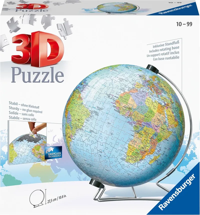 puzzel de aarde (Engels)- 3D Puzzel - 540 stukjes from Ravensburger, Multicolour edition – box