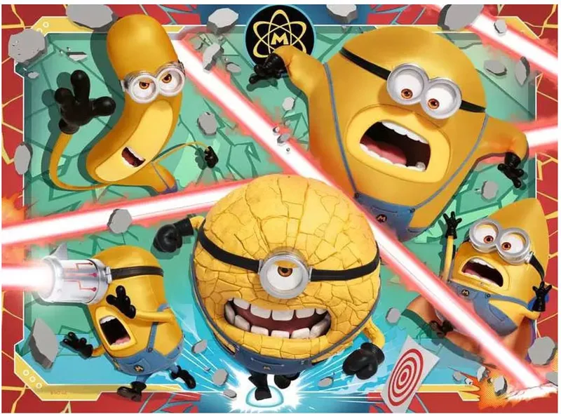puzzel Despicable Me 4 - Legpuzzel - 100 XXL stukjes van Ravensburger, editie Meerkleurig – doos