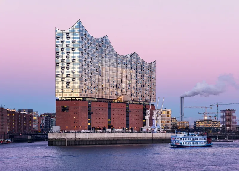 puzzel Deutschland Collection - Elbphilharmonie Hamburg - 1000 stukjes. fra Ravensburger, Flerfarvet-udgave – æske 2 af 2