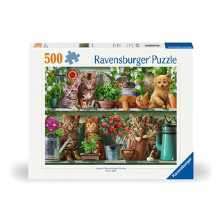 puzzel dieren Katjes in het rek - 500 stukjes. from Ravensburger, Multicolour edition – box 2 of 3