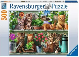 puzzel dieren Katjes in het rek - 500 stukjes. from Ravensburger, Multicolour edition – box 1 of 3