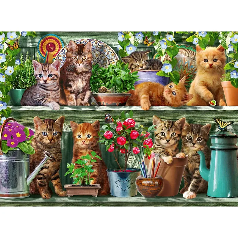 puzzel dieren Katjes in het rek - 500 stukjes. from Ravensburger, Multicolour edition – box 3 of 3
