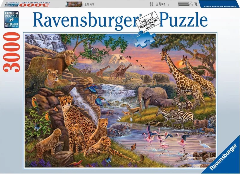 puzzel Dierenwereld - Legpuzzel - 3000 stukjes from Ravensburger, Multicolour edition – box