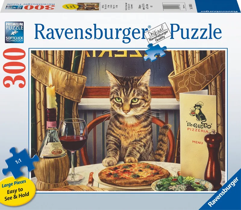 puzzel Dinner for One - Legpuzzel - 300 stukjes extra groot from Ravensburger, Multicolour edition – box