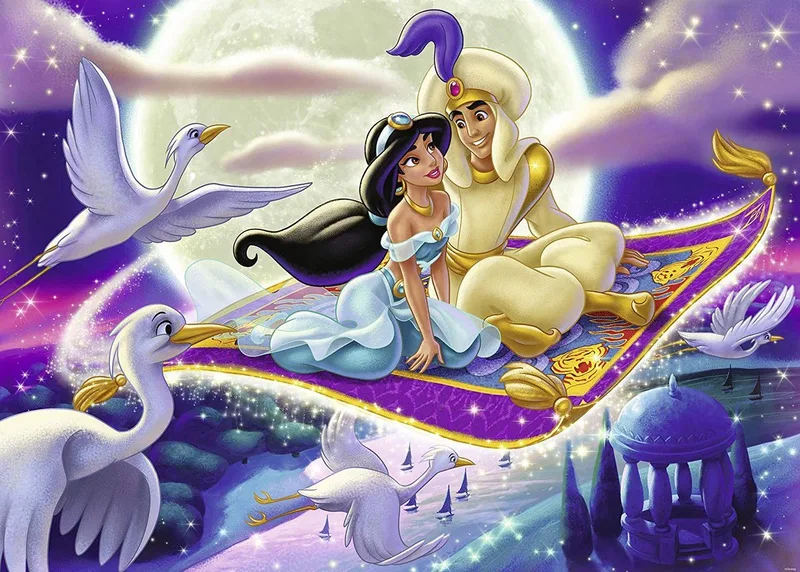 puzzel Disney - Aladdin - 1000 stukjes. from Ravensburger, Multicolour edition – box