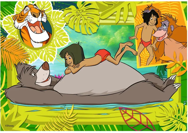 puzzel Disney Animal - Twee puzzels - 12 stukjes - kinderpuzzel von Ravensburger, Ausgabe Mehrfarbig – Schachtel