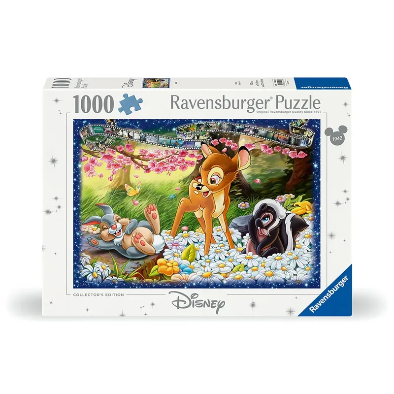puzzel Disney Bambi - legpuzzel 1000 stukjes collector's edition. van Ravensburger, editie Meerkleurig – doos 3 van 3