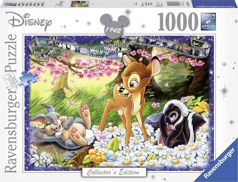 puzzel Disney Bambi - Legpuzzel - 1000 stukjes de Ravensburger, édition Multicolore – boîte