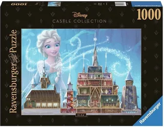 puzzel Disney Castles Elsa - 1000 stukjes legpuzzel. von Ravensburger, Ausgabe Mehrfarbig – Schachtel 1 von 2