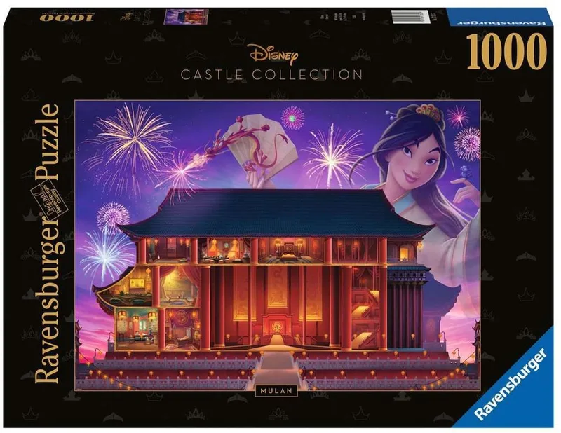 puzzel Disney Castles Mulan - 1000 stukjes legpuzzel. de Ravensburger, édition Multicolore – boîte