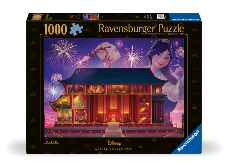 puzzel Disney Castles Mulan - 1000 stukjes legpuzzel. from Ravensburger, Multicolour edition – box 2 of 2