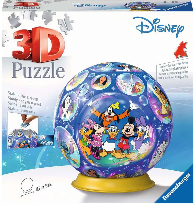 puzzel Disney Characters 72 stukjes from Ravensburger, Multicolours edition – box