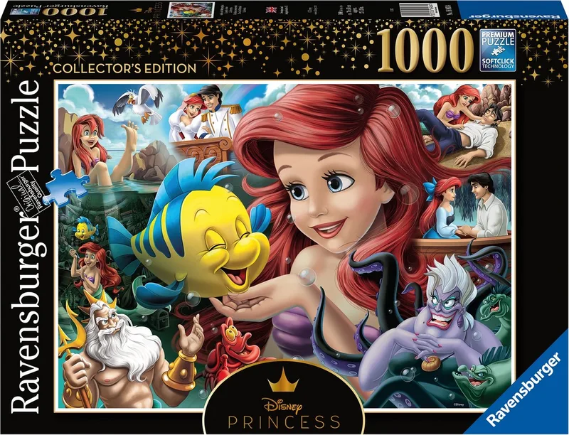 puzzel Disney De kleine zeemeermin Collectors Edition - Legpuzzel - stukjes de Ravensburger, édition Multicolore – boîte