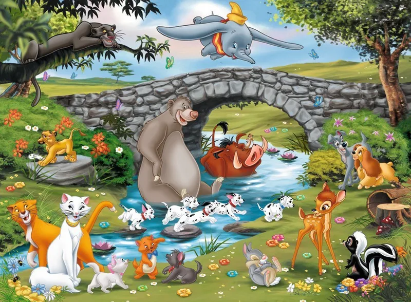puzzel Disney Familie Animal Friends - Legpuzzel - 100 stukjes from Ravensburger, Multicolour edition – box 2 of 2