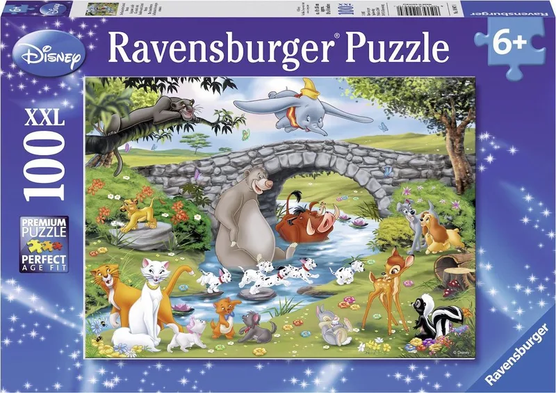 puzzel Disney Familie Animal Friends - Legpuzzel - 100 stukjes from Ravensburger, Multicolour edition – box 1 of 2