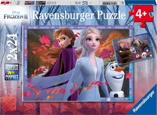 puzzel Disney Frozen 2 - 2x24 stukjes - kinderpuzzel from Ravensburger, Multicolour edition – box 1 of 2