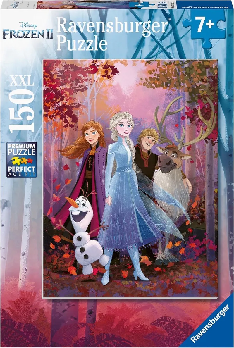 puzzel Disney Frozen 2 - Legpuzzel - 150 stukjes van Ravensburger, editie Meerkleurig – doos