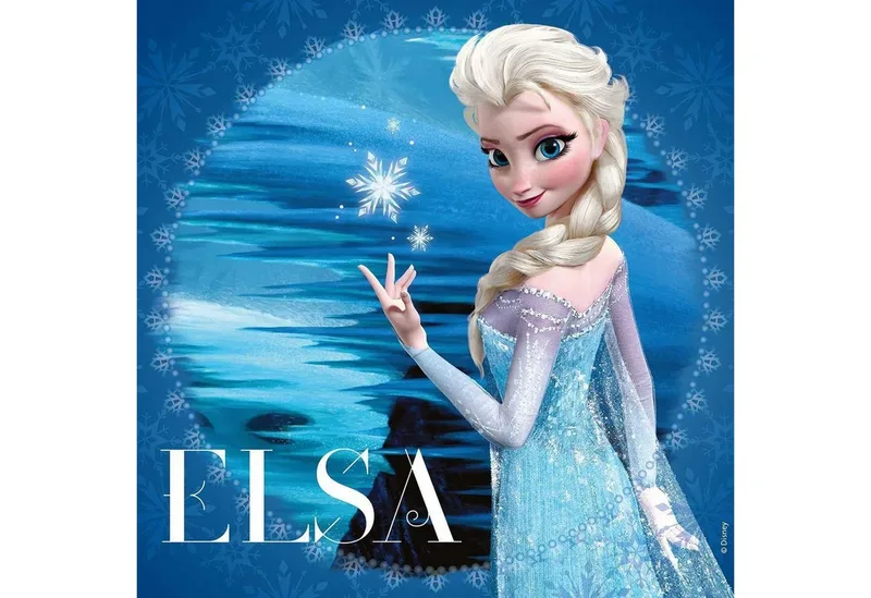 puzzel Disney Frozen Elsa, Anna & Olaf - 3x49 stukjes - kinderpuzzel from Ravensburger, Multicolour edition – box 2 of 5