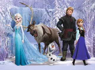 puzzel Disney Frozen: In het rijk de Sneeuwkoningin - Legpuzzel - 100 stukjes von Ravensburger, Ausgabe Mehrfarbig – Schachtel 2 von 3
