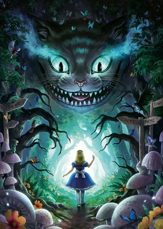 puzzel Disney legpuzzel Alice in Wonderland - 1000 stukjes. from Ravensburger, Multicolour edition – box 2 of 2