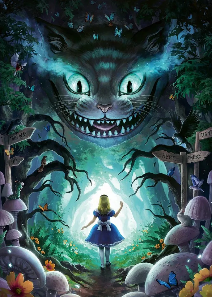 puzzel Disney legpuzzel Alice in Wonderland - 1000 stukjes. from Ravensburger, Multicolour edition – box 2 of 2