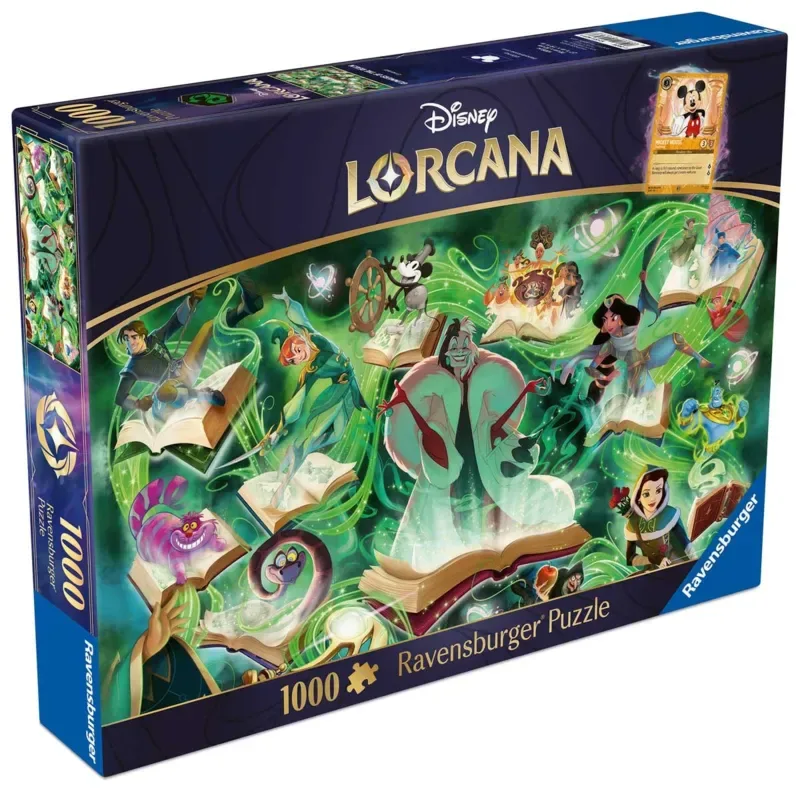 puzzel Disney Lorcana Emerald 1000 stukjes volwassenen. from Ravensburger, Multicolour edition – box 2 of 2