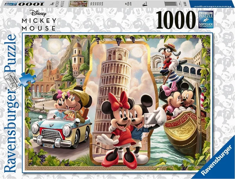 puzzel Disney Mickey Mouse - Legpuzzel - 1000 stukjes Disney from Ravensburger, Multicolour edition – box