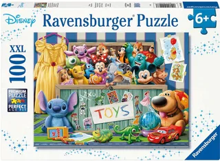 puzzel Disney Pixar Multicharacter - Legpuzzel - 100 XXL stukjes de Ravensburger, édition Multicolore – boîte 1 sur 2