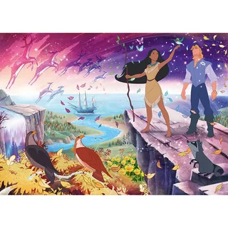 puzzel Disney - Pocahontas - 1000 stukjes legpuzzel. de Ravensburger, édition Multicolore – boîte 4 sur 4