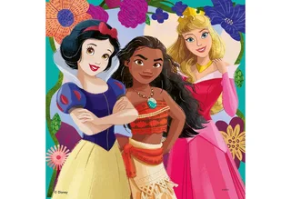 puzzel Disney Princess - Drie puzzels - 49 stukjes - kinderpuzzel van Ravensburger, editie Meerkleurig – doos 4 van 4