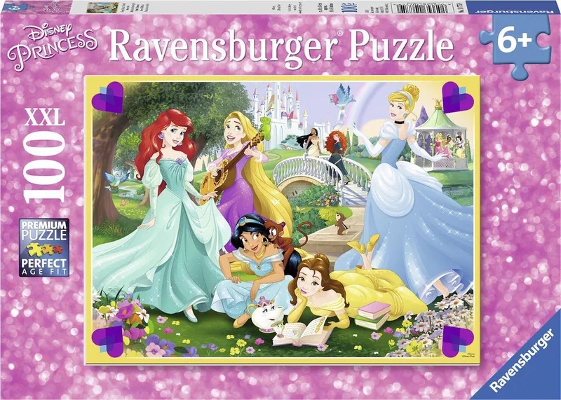puzzel Disney Princess Durf te dromen - Legpuzzel - 100 stukjes van Ravensburger, editie Meerkleurig – doos