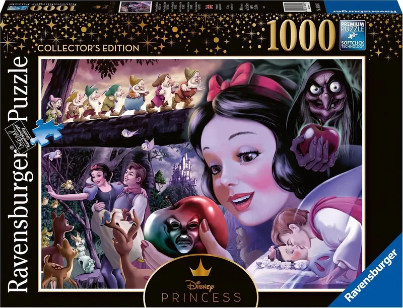 puzzel Disney Princess Sneeuwwitje - legpuzzel - 1000 stukjes van Ravensburger, editie Meerkleurig – doos