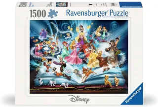 Puzzel Disney's magische sprookjesboek -1500 stukjes - Legpuzzel von Ravensburger, Ausgabe Mehrfarbig – Schachtel 1 von 2