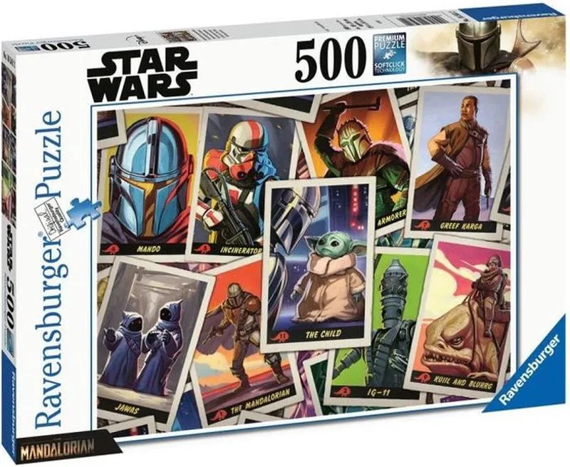 puzzel Disney Star Wars The Mandalorian "The Child" Baby Yoda - Legpuzzel - 500 stukjes van Ravensburger, editie Meerkleurig – doos