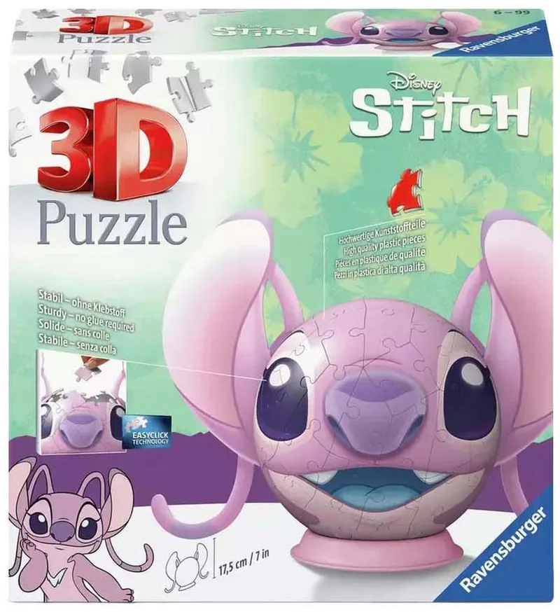 puzzel Disney Stitch bal - 72 stukjes speelgoed. from Ravensburger, Multicolour edition – box
