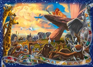 puzzel Disney - The Lion King legpuzzel - 1000 stukjes. from Ravensburger, Multicolour edition – box 2 of 2