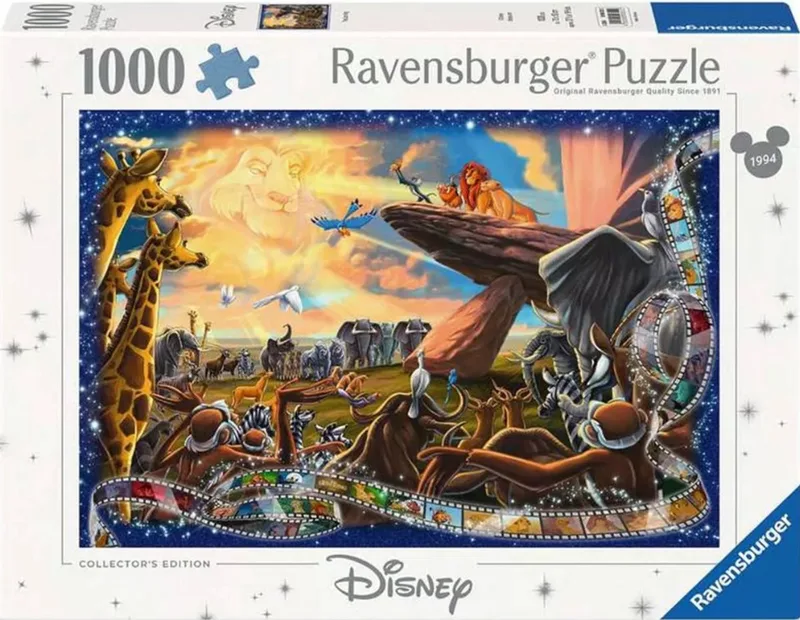 puzzel Disney The Lion King - Legpuzzel - 1000 stukjes von Ravensburger, Ausgabe Mehrfarbig – Schachtel