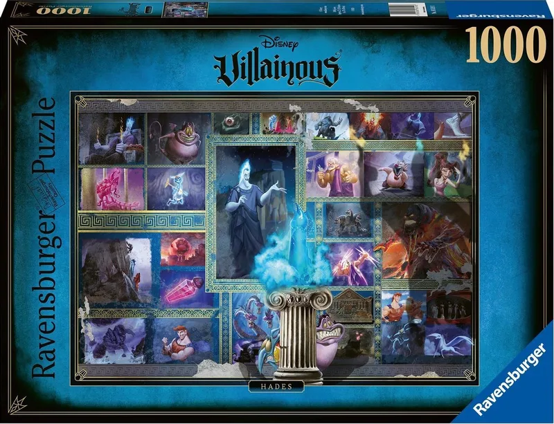 puzzel Disney VIllainous: Hades - Legpuzzel - 1000 stukjes from Ravensburger, Multicolour edition – box
