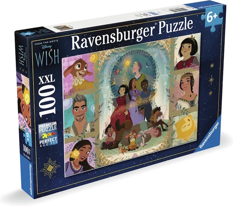 puzzel Disney Wish 100pcs from Ravensburger, Multicolour edition – box
