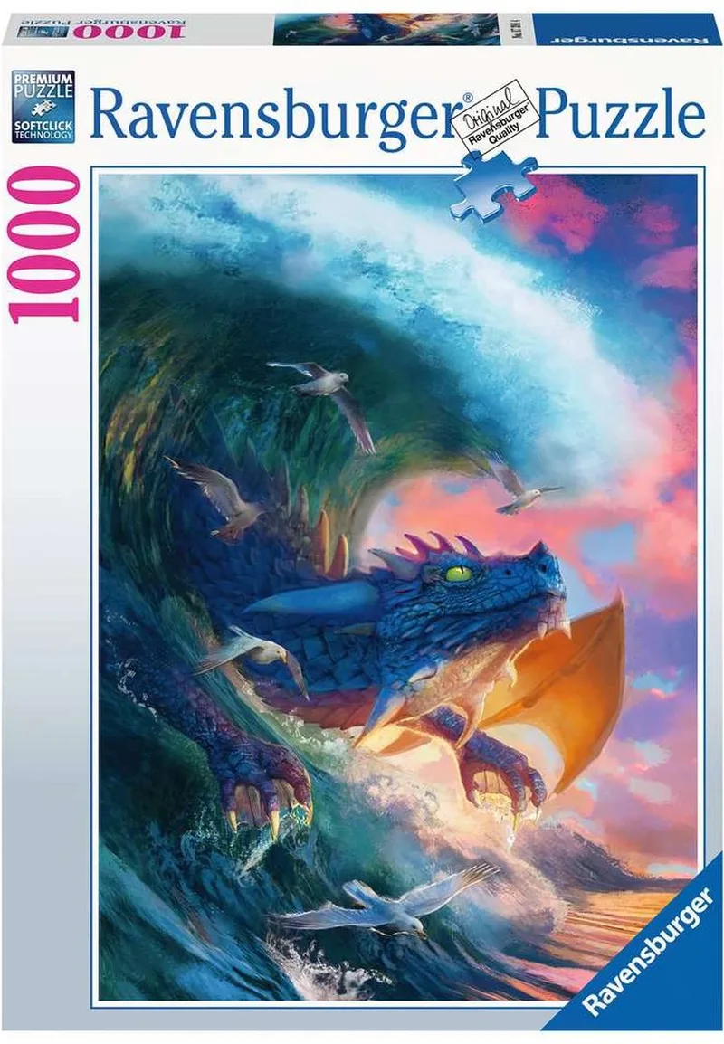 puzzel Draken race - Legpuzzel - 1000 stukjes from Ravensburger, Multicolour edition – box