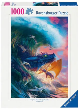 puzzel Drakenrace - legpuzzel 1000 stukjes fantasie. from Ravensburger, Multicolour edition – box 1 of 2