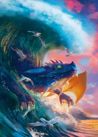 puzzel Drakenrace - legpuzzel 1000 stukjes fantasie. from Ravensburger, Multicolour edition – box 2 of 2