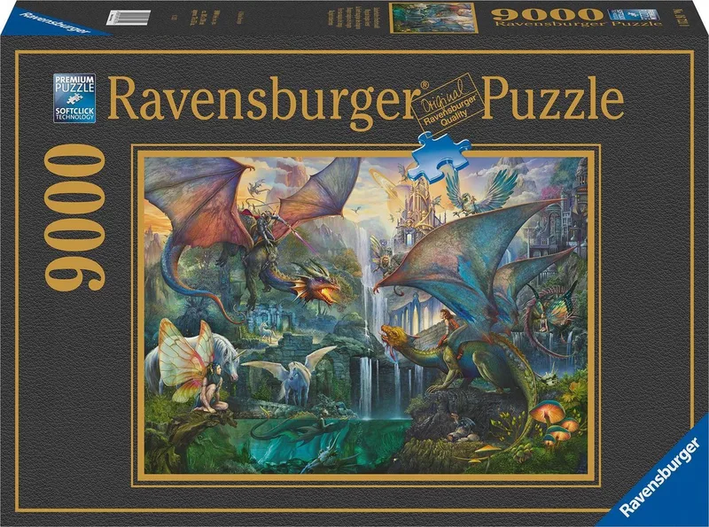 puzzel Drakenwoud - Legpuzzel - 9000 stukjes fra Ravensburger, Flerfarvet-udgave – æske
