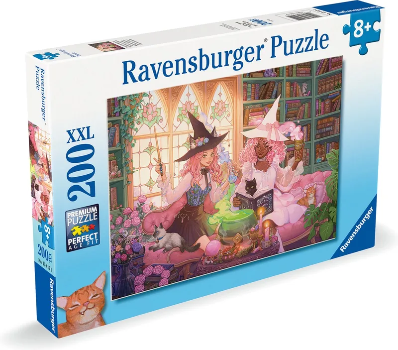 puzzel Enchanting Library - legpuzzel - 200 stukjes van Ravensburger, editie Meerkleurig – doos 1 van 2