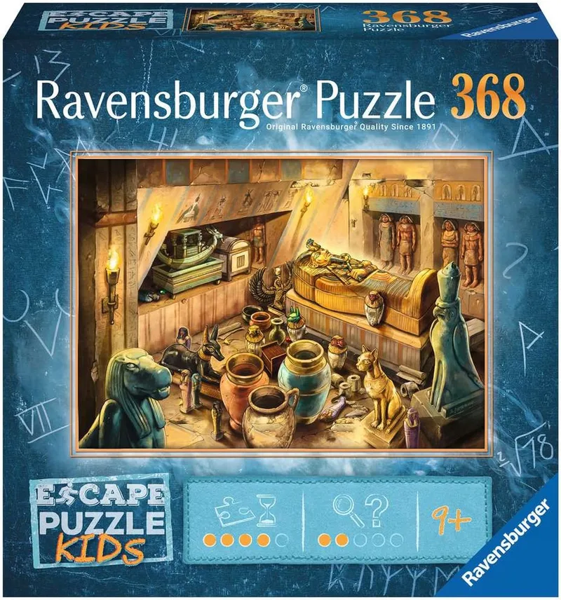 puzzel Escape puzzle Kids Egypte - Legpuzzel - 368 stukjes van Ravensburger, editie Meerkleurig – doos