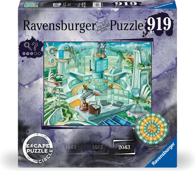 puzzel Escape the Circle Anno 2083 - Legpuzzel - 919 stukjes from Ravensburger, Multicolour edition – box