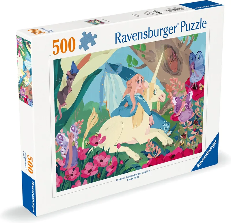 puzzel Fee magie - Legpuzzel - 500 stukjes van Ravensburger, editie Meerkleurig – doos