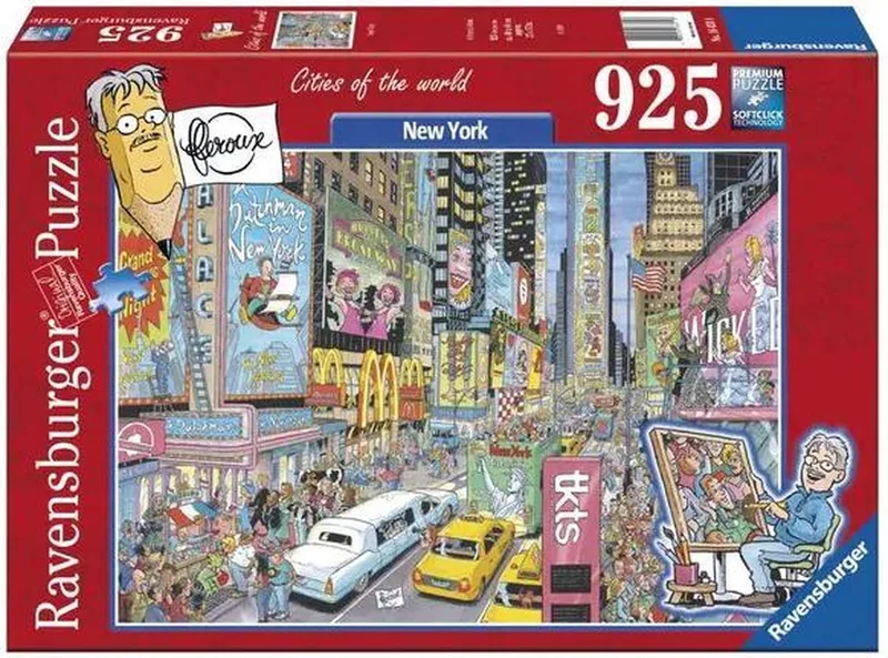 puzzel Fleroux New York - Legpuzzel - 925 stukjes fra Ravensburger, Flerfarvet-udgave – æske